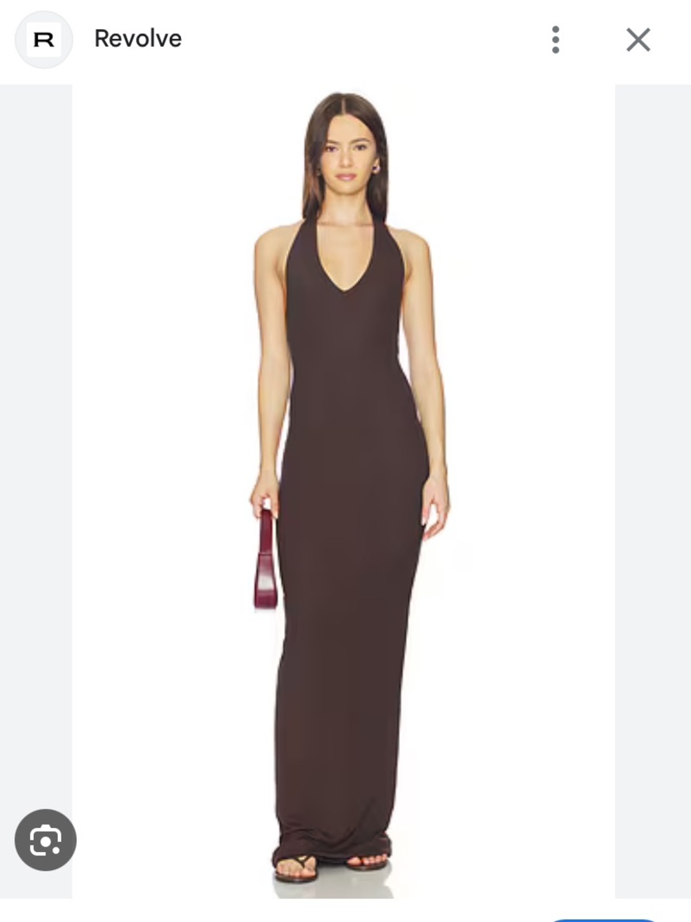 NWT White + Warren Ribbed Halter Maxi Dress in Dark Sage